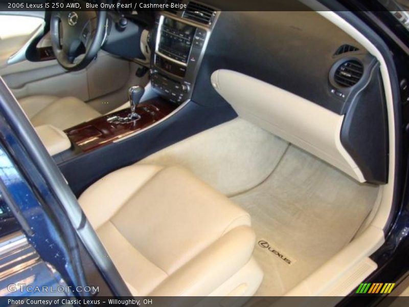 Blue Onyx Pearl / Cashmere Beige 2006 Lexus IS 250 AWD
