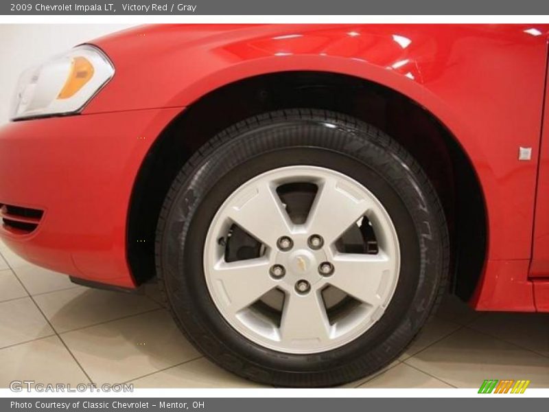Victory Red / Gray 2009 Chevrolet Impala LT