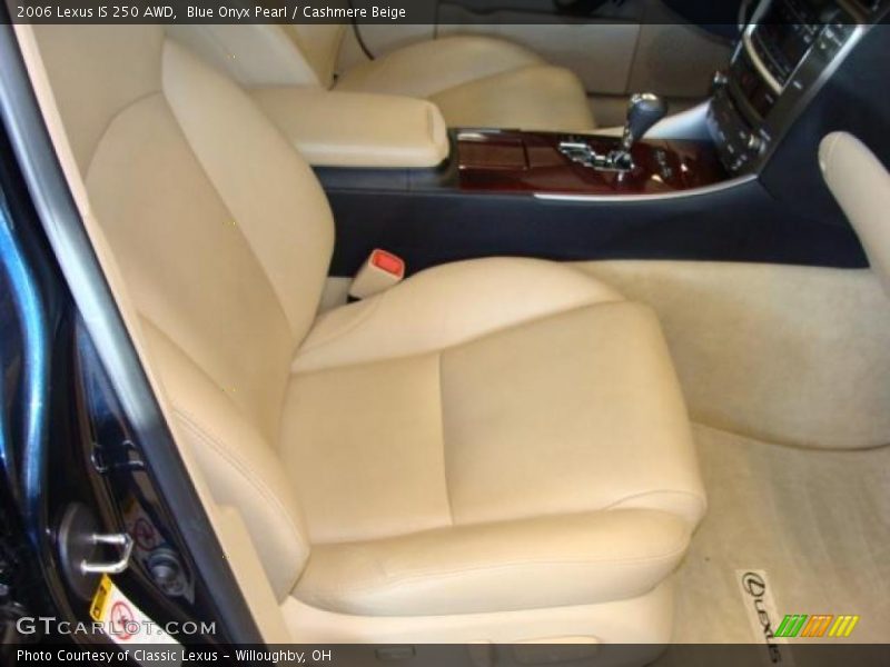 Blue Onyx Pearl / Cashmere Beige 2006 Lexus IS 250 AWD