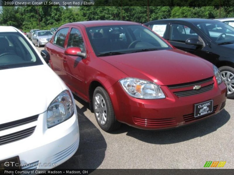 Sport Red / Ebony 2009 Chevrolet Cobalt LT Sedan