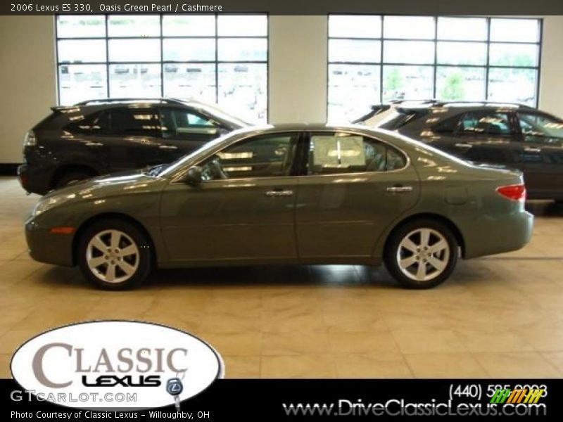 Oasis Green Pearl / Cashmere 2006 Lexus ES 330