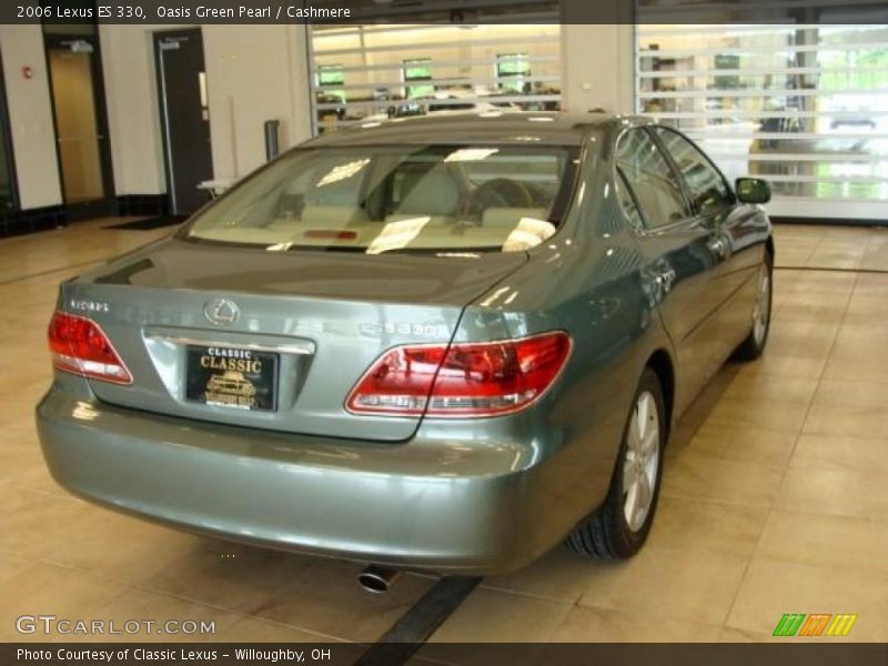 Oasis Green Pearl / Cashmere 2006 Lexus ES 330