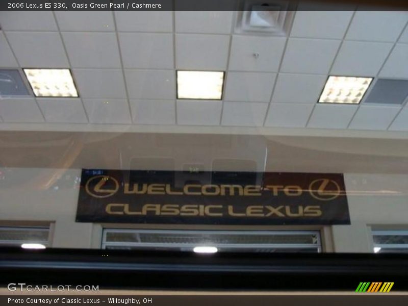 Oasis Green Pearl / Cashmere 2006 Lexus ES 330
