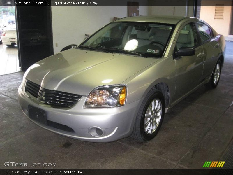 Liquid Silver Metallic / Gray 2008 Mitsubishi Galant ES