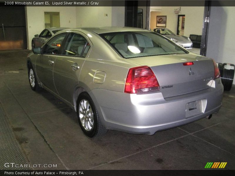 Liquid Silver Metallic / Gray 2008 Mitsubishi Galant ES