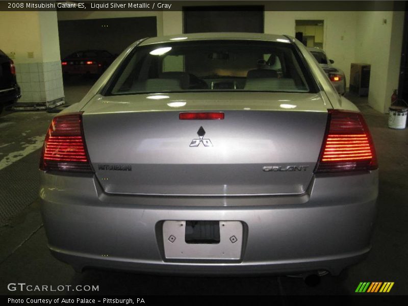 Liquid Silver Metallic / Gray 2008 Mitsubishi Galant ES
