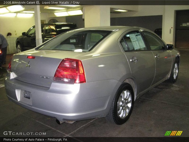 Liquid Silver Metallic / Gray 2008 Mitsubishi Galant ES