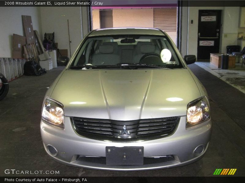 Liquid Silver Metallic / Gray 2008 Mitsubishi Galant ES