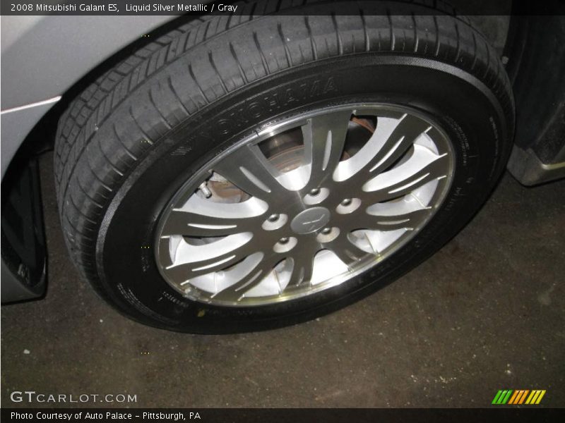Liquid Silver Metallic / Gray 2008 Mitsubishi Galant ES