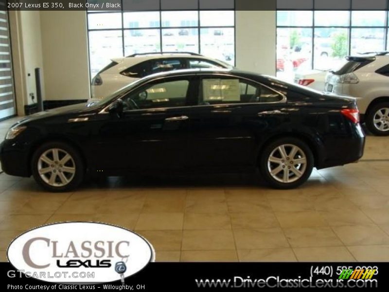 Black Onyx / Black 2007 Lexus ES 350