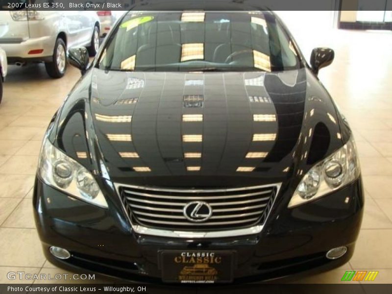 Black Onyx / Black 2007 Lexus ES 350