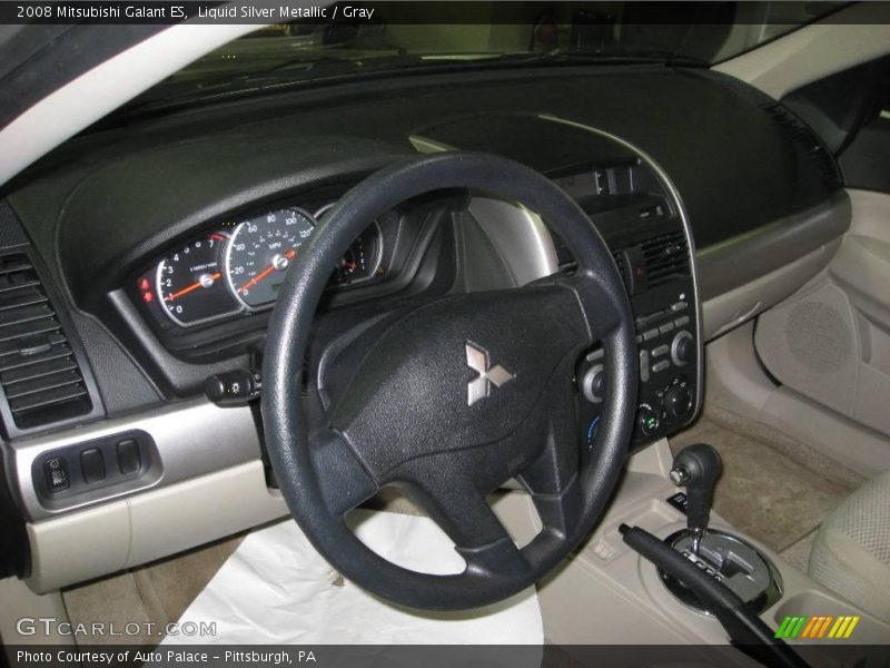 Liquid Silver Metallic / Gray 2008 Mitsubishi Galant ES