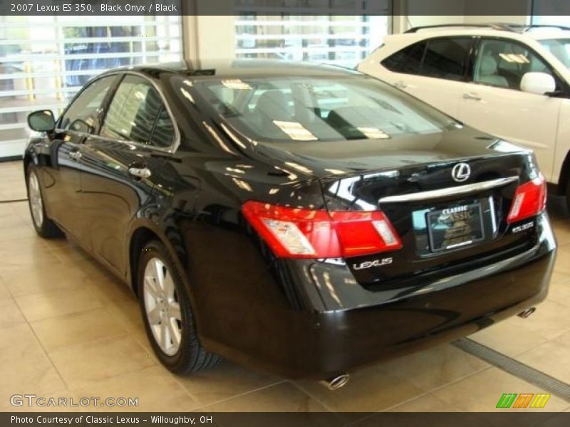 Black Onyx / Black 2007 Lexus ES 350