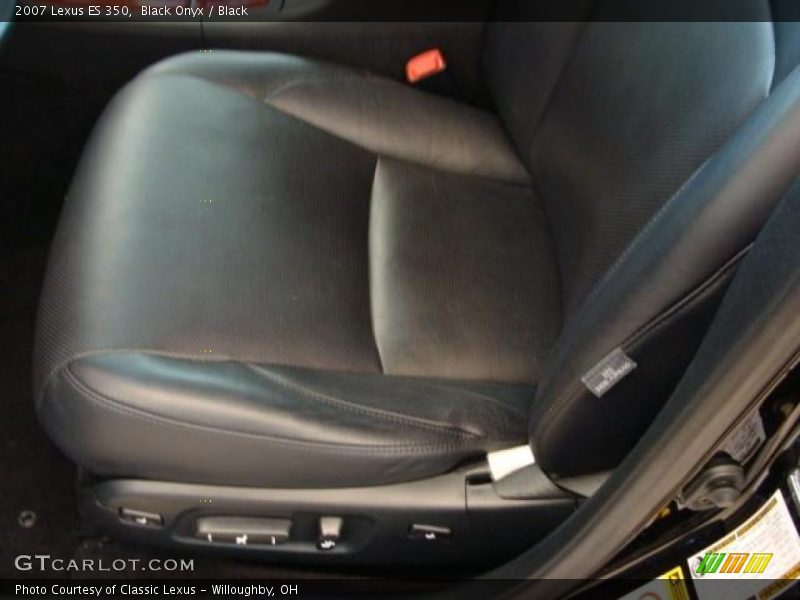 Black Onyx / Black 2007 Lexus ES 350