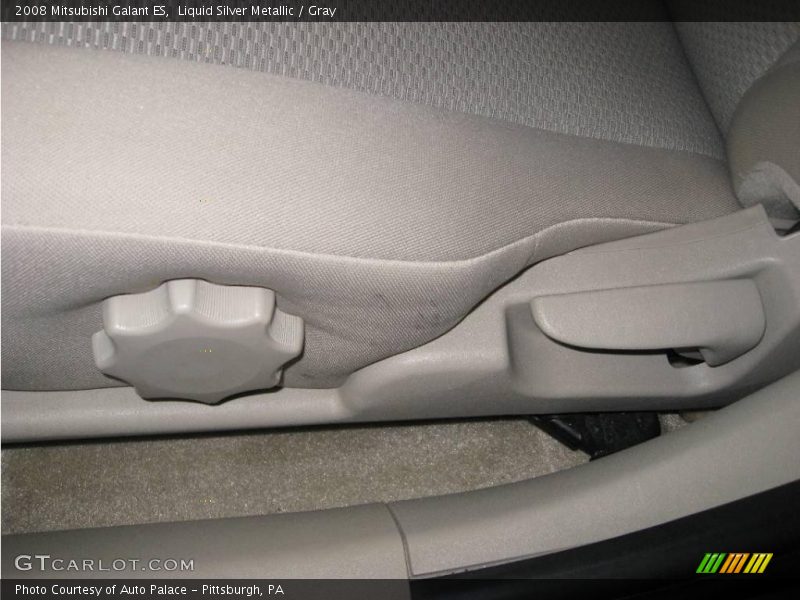 Liquid Silver Metallic / Gray 2008 Mitsubishi Galant ES