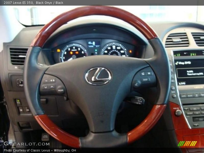 Black Onyx / Black 2007 Lexus ES 350