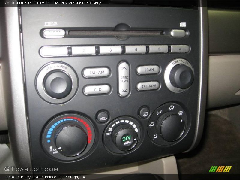 Liquid Silver Metallic / Gray 2008 Mitsubishi Galant ES
