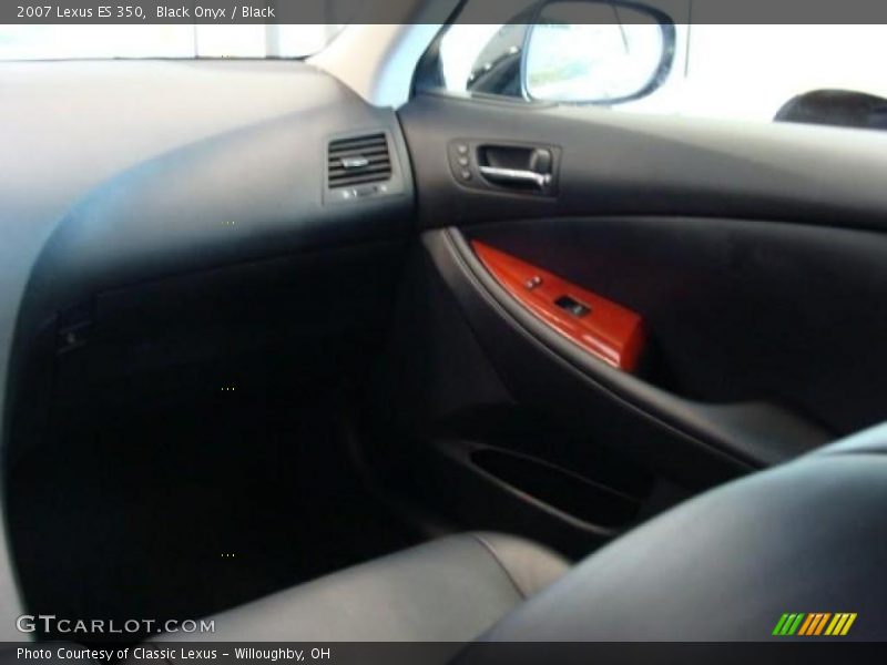 Black Onyx / Black 2007 Lexus ES 350