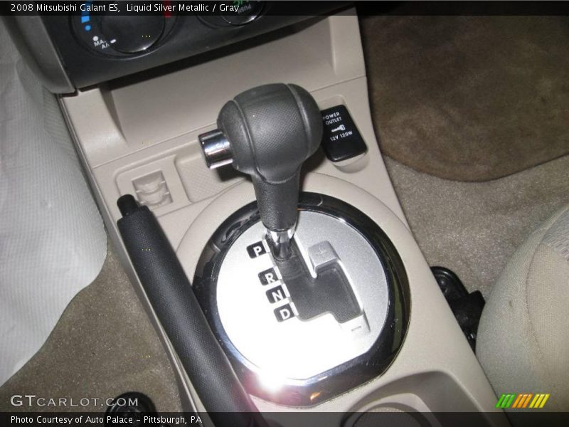 Liquid Silver Metallic / Gray 2008 Mitsubishi Galant ES