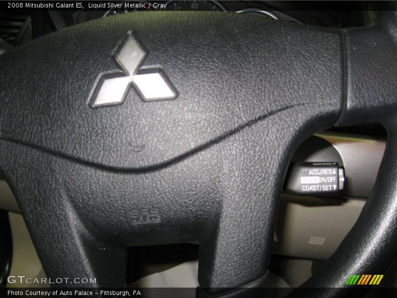 Liquid Silver Metallic / Gray 2008 Mitsubishi Galant ES