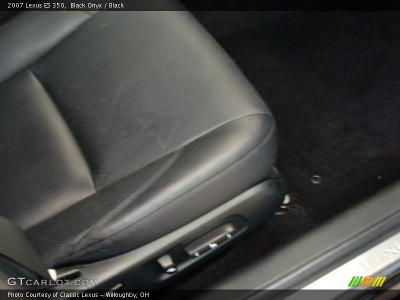 Black Onyx / Black 2007 Lexus ES 350
