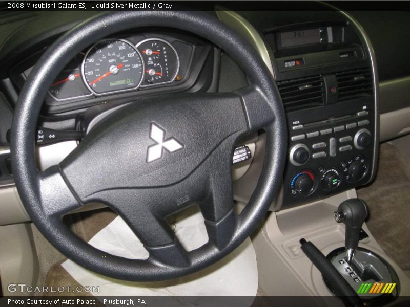 Liquid Silver Metallic / Gray 2008 Mitsubishi Galant ES