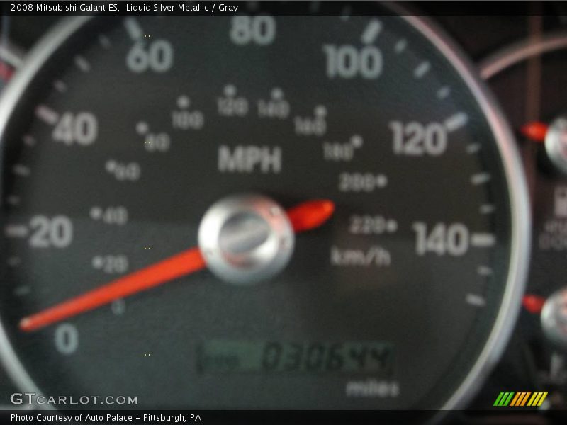 Liquid Silver Metallic / Gray 2008 Mitsubishi Galant ES