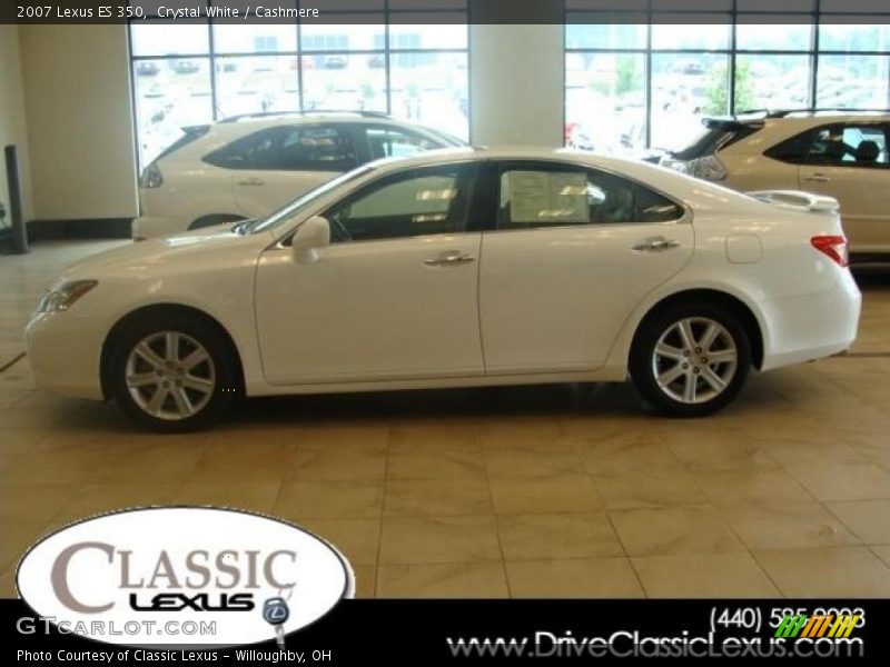 Crystal White / Cashmere 2007 Lexus ES 350