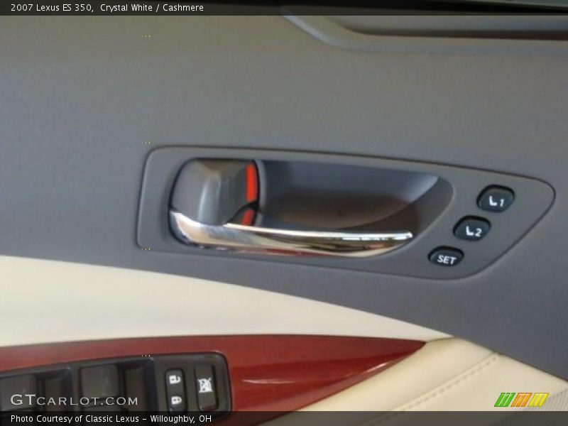Crystal White / Cashmere 2007 Lexus ES 350