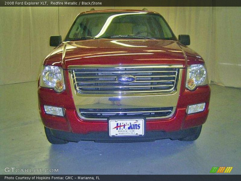 Redfire Metallic / Black/Stone 2008 Ford Explorer XLT