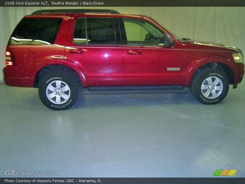 Redfire Metallic / Black/Stone 2008 Ford Explorer XLT