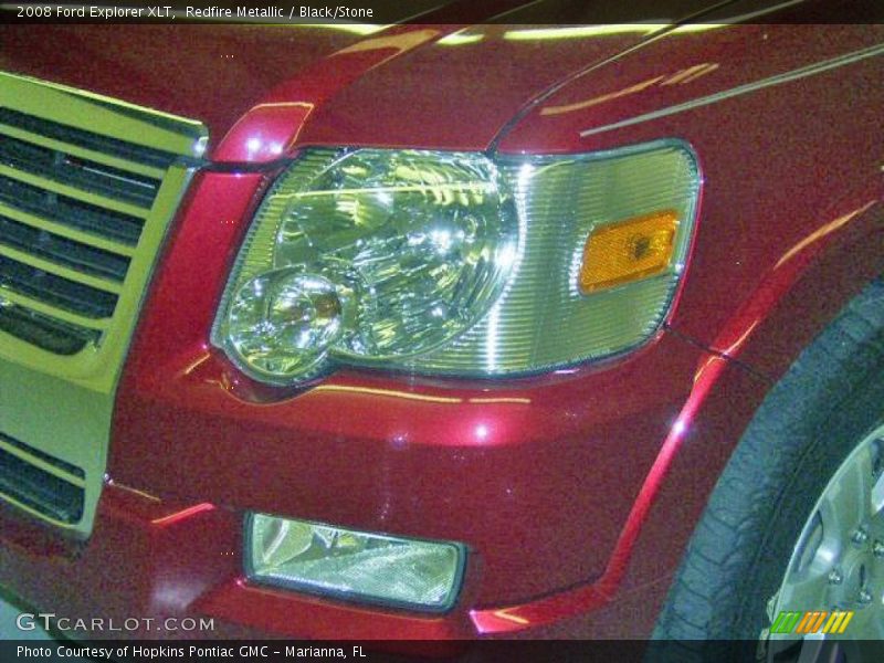 Redfire Metallic / Black/Stone 2008 Ford Explorer XLT