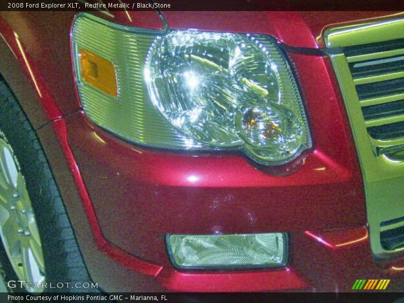 Redfire Metallic / Black/Stone 2008 Ford Explorer XLT