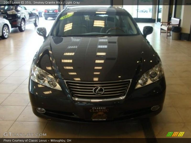 Smokey Granite Mica / Light Gray 2007 Lexus ES 350