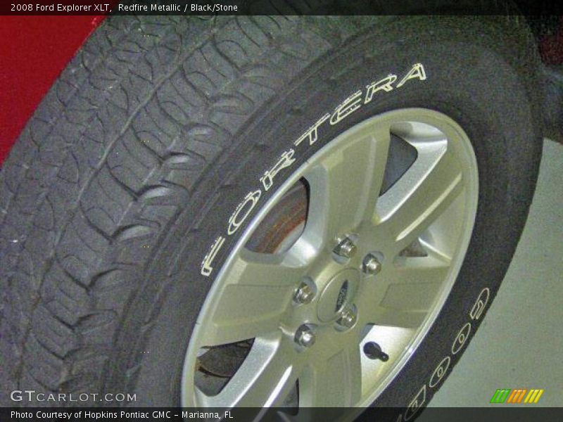 Redfire Metallic / Black/Stone 2008 Ford Explorer XLT