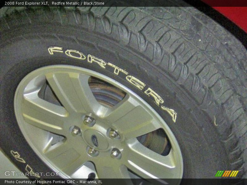 Redfire Metallic / Black/Stone 2008 Ford Explorer XLT