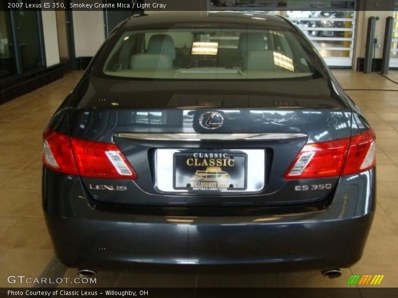Smokey Granite Mica / Light Gray 2007 Lexus ES 350
