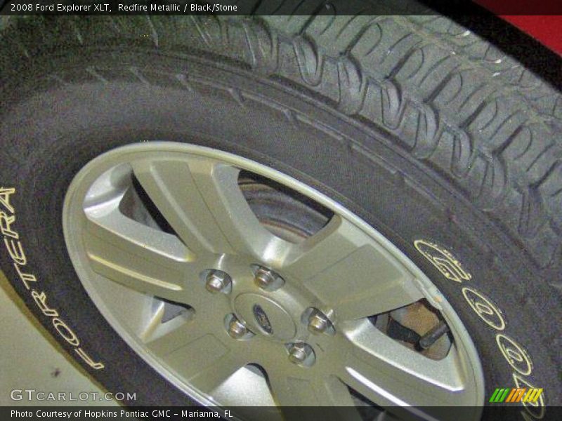 Redfire Metallic / Black/Stone 2008 Ford Explorer XLT