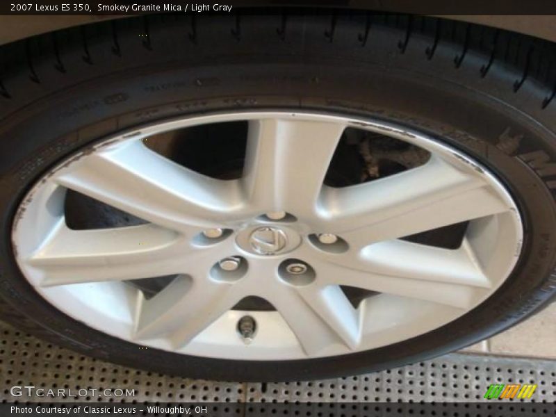 Smokey Granite Mica / Light Gray 2007 Lexus ES 350
