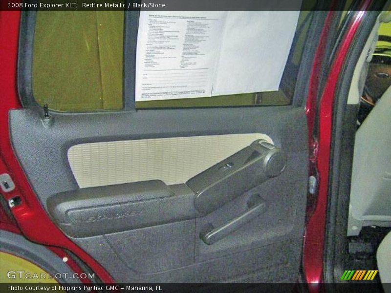 Redfire Metallic / Black/Stone 2008 Ford Explorer XLT