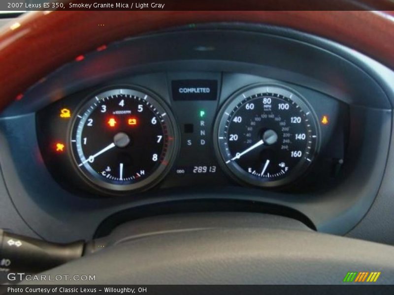 Smokey Granite Mica / Light Gray 2007 Lexus ES 350