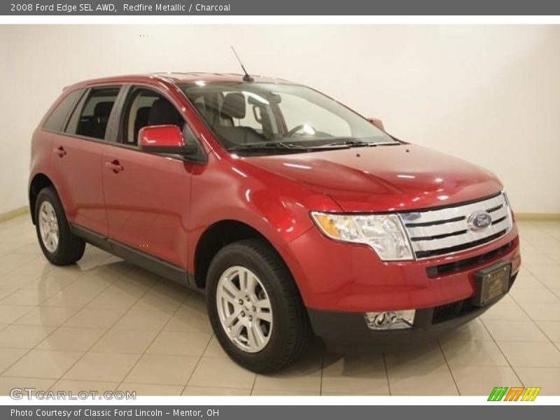 Redfire Metallic / Charcoal 2008 Ford Edge SEL AWD