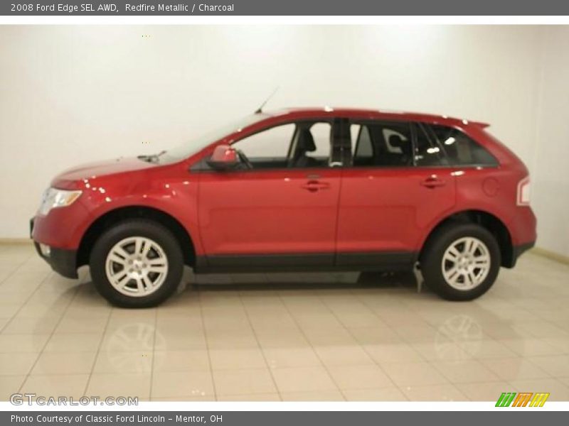 Redfire Metallic / Charcoal 2008 Ford Edge SEL AWD