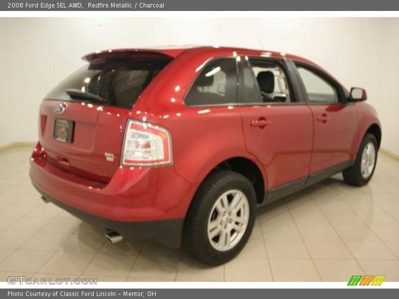 Redfire Metallic / Charcoal 2008 Ford Edge SEL AWD