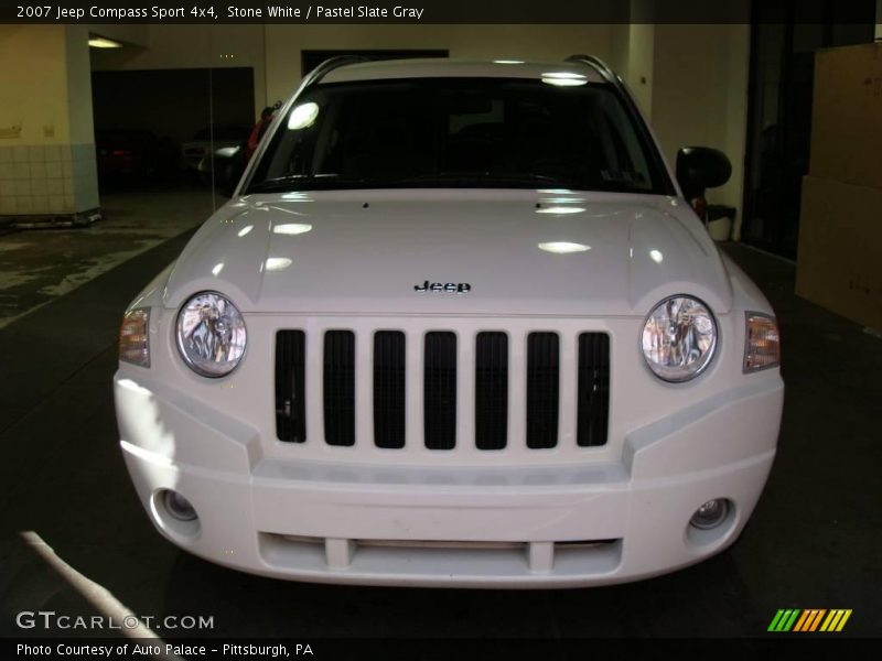 Stone White / Pastel Slate Gray 2007 Jeep Compass Sport 4x4