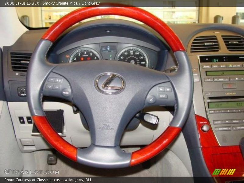 Smoky Granite Mica / Light Gray 2008 Lexus ES 350