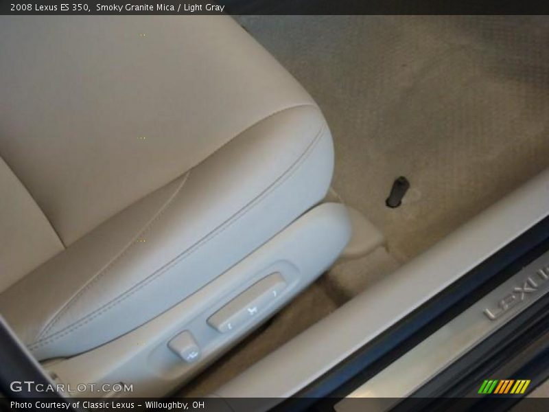 Smoky Granite Mica / Light Gray 2008 Lexus ES 350