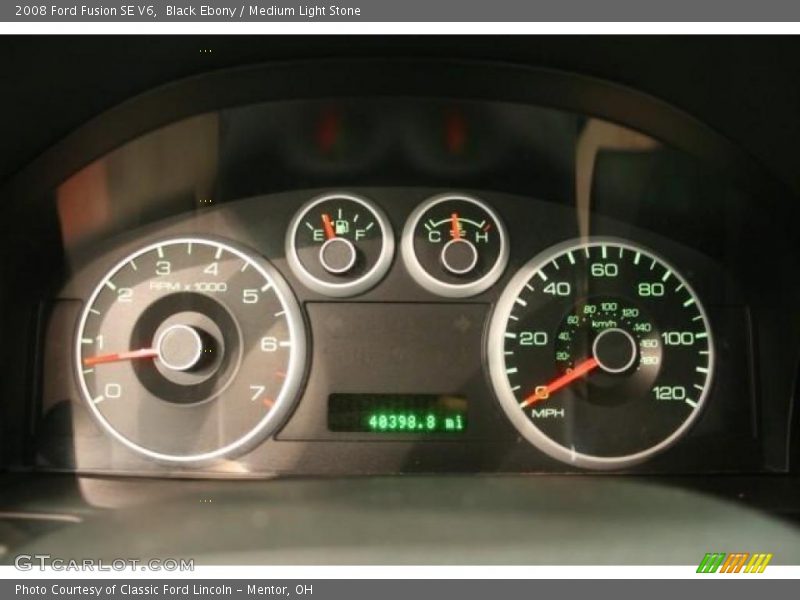 Black Ebony / Medium Light Stone 2008 Ford Fusion SE V6