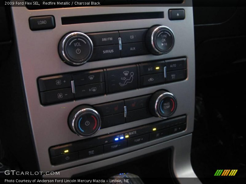 Redfire Metallic / Charcoal Black 2009 Ford Flex SEL