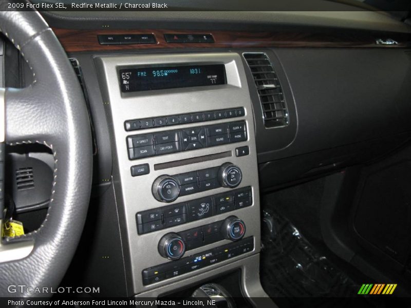 Redfire Metallic / Charcoal Black 2009 Ford Flex SEL